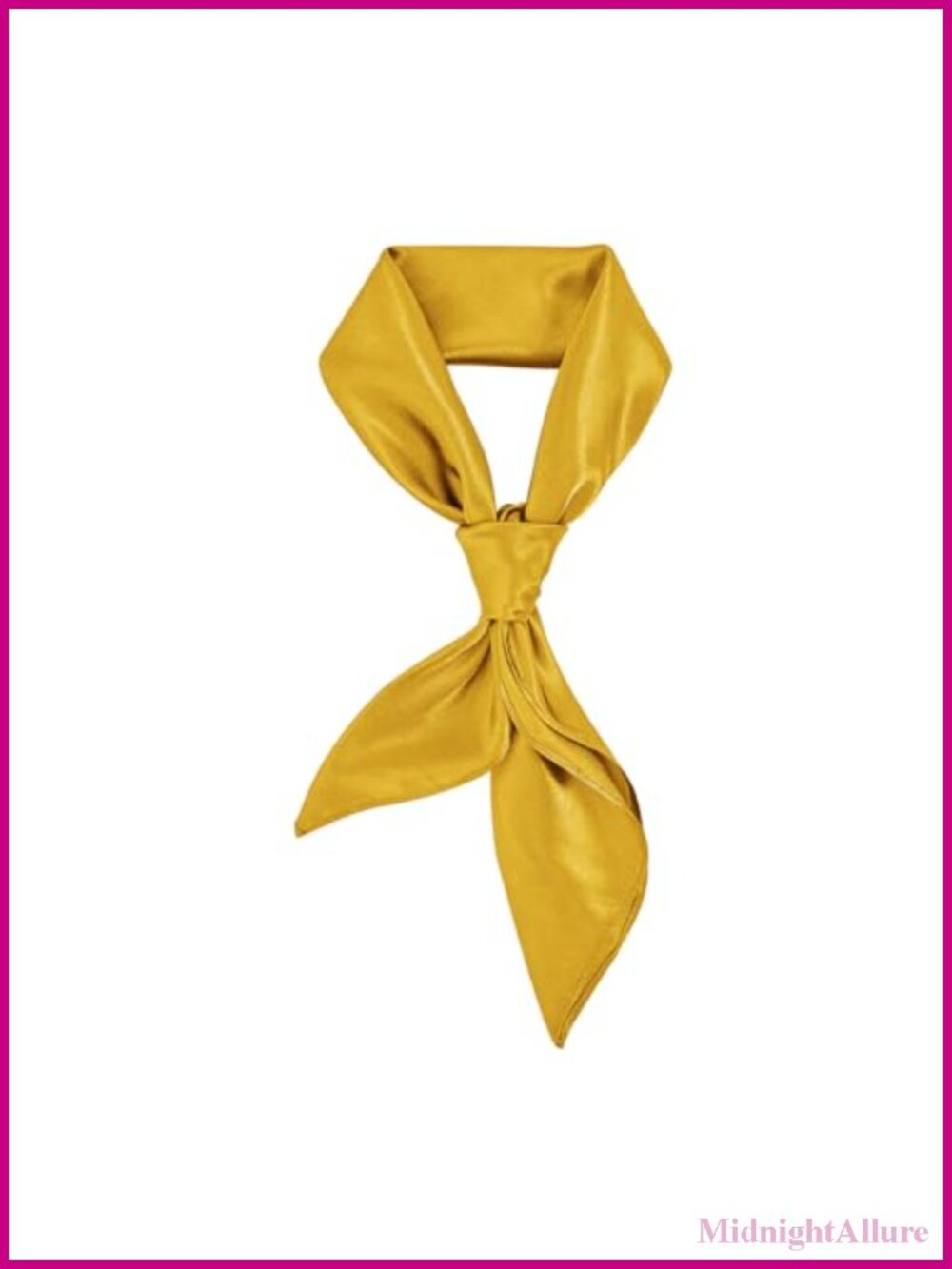 Satin Square Scarf Lightweight Neck Scarf Vintage Style One Size
